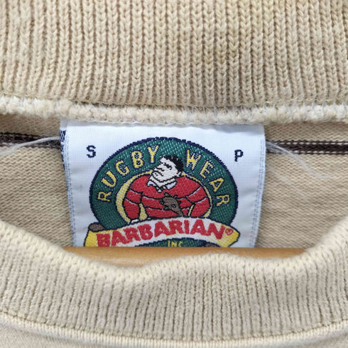 バーバリアン BARBARIAN カナダ製 L/S ボーダーカットソー メンズ JPN:S